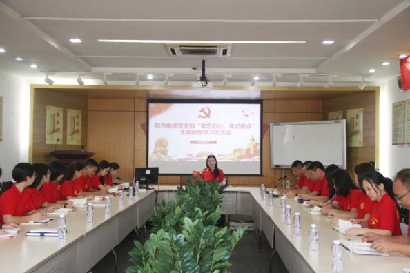 党建 | cq9电子官网召开“不忘初心、牢记使命”主题教育学习交流会